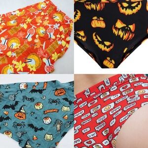 meundies * NWT M * SET OF 4 feelfree cheeky brief panties underwear festive